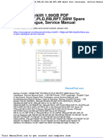 Nichiyu Forklift 1 99gb PDF FBFBRHTPLDRBRFTSBW Spare Part Catalogue Service Manual