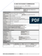 Application Summary Form