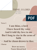 I Am Thine, O Lord