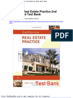 California Real Estate Practice 2nd Edition Herd Test Bank