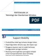 Pertemuan 14 Teknologi Dan Standarisasi Wireless