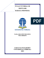 Tugas Tutorial Iii Mkwu4108 Bahasa Indonesia