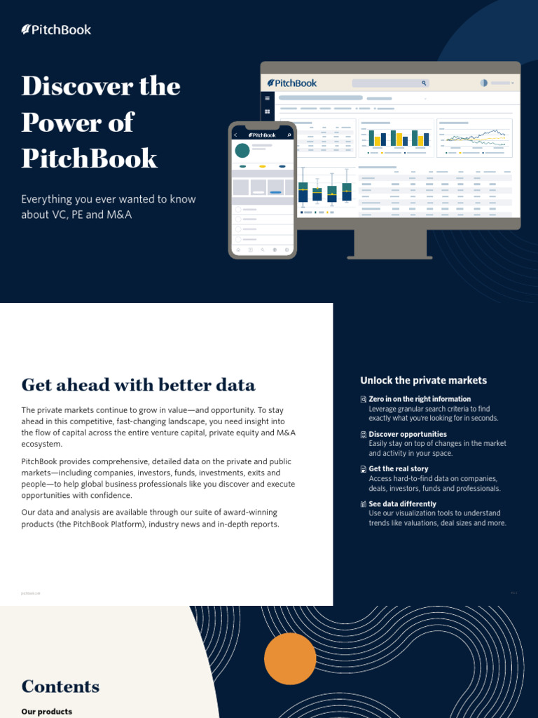 Discover The Power of PitchBook | PDF | Private Equity | Venture Capital