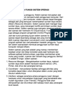 Tujuan Dan Fungsi Sistem Operasi