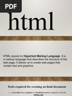 HTML and It's Properties