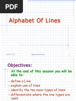 Alphabet of Lines