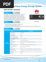Huawei ESM-48100B1 Battery Specifications | PDF | Battery Charger ...