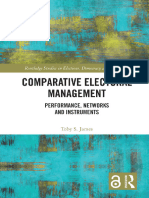 Comparative Electoral Management - Performance - Networks and Instruments Toby James 2019 Routledge 97