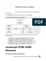 Javascript HTML Dom Elements