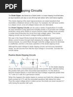 Diode Clipping Circuits