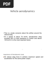 Unit 4 Vehicle Aerodynamics