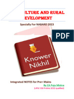 Agriculture and Rural Development Part 1 by Knower Nikhil 1
