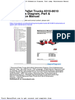 Raymond Pallet Trucks 8310 8610 Schematics Diagram Part Maintenance Manual