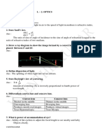 Optics Notes