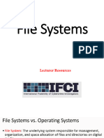 Lecture 05 - File Systems