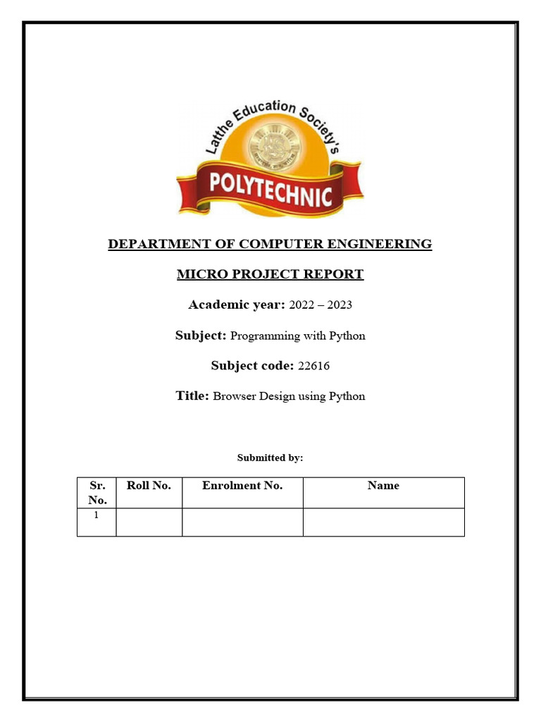 Python Report | PDF | World Wide Web | Internet & Web