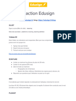 Brief de Rédaction Edusign