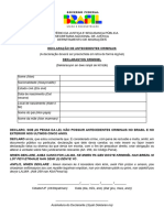 Declaração de Antecedentes Criminais - Deklarasyon Kriminel