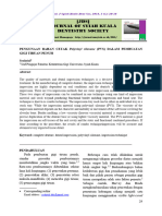 1. PENGUNAAN BAHAN CETAK Polyvinyl siloxane (PVS) DALAM PEMBUATAN GIGI TIRUAN PENUH