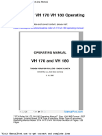 Sta Roller VH 170 VH 180 Operating Manual