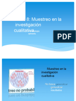 Modulo 8 - Muestreo en La Investigación Cualitativa