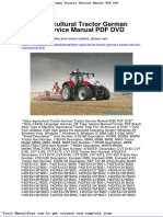 Steyr Agricultural Tractor German Tractor Service Manual PDF DVD