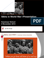 WW1 - Sikhs - 8 November 2014 - Rav Singh