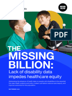 The Missing Billion Lack of Disability Data Impedes Healthcare Equity VF