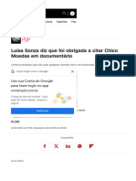 Luísa Sonza Diz Que Foi Obrigada A Citar Chico Moedas em Documentário - CNN Brasil