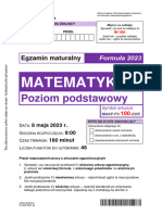 Matura Podstawowa Matematyka Maj 2023