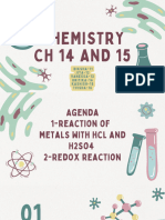 Chemistry CH 14 and 15