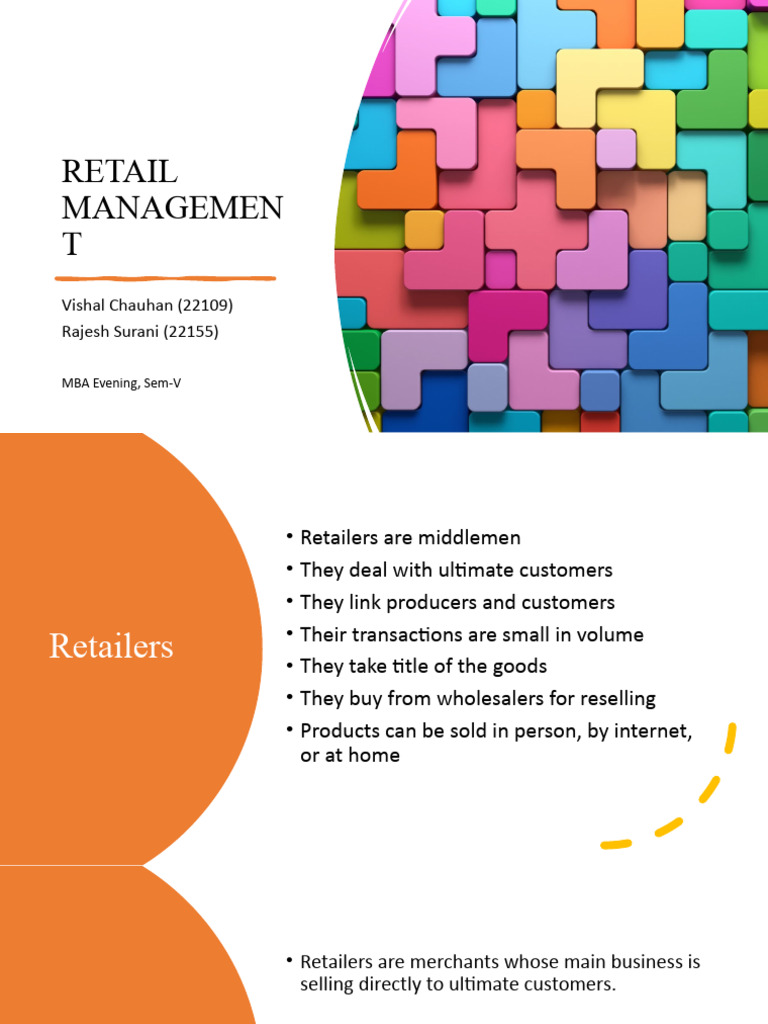 Retail Management | PDF | Franchising | Retail