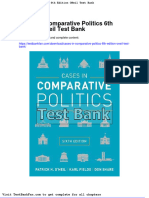 Cases in Comparative Politics 6th Edition Oneil Test Bank