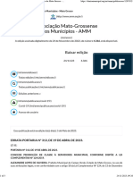 Jornal Oficial Eletrônico Dos Municípios Do Estado de Mato Grosso