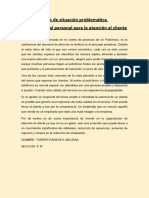 Casos de Problemática de Atención Al Cliente