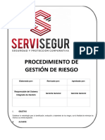 Svsg-Sig-Pr-004 - Procedimiento de Gestion de Riesgo