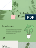 Plantilla Powerpoint Plantas