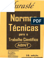 Furasté - Normas Técnicas para o Trabalho Científico 16 Edição