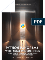 Python Panorama Wide Angle Programming