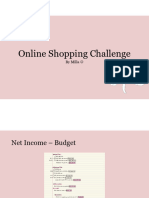 Online Shopping Challenge