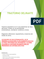 Trastorno Delirante