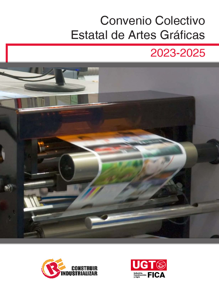 Convenio Artes Graficas 202325 Descargar gratis PDF Impresión