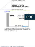 TCM Forklift Fg35t8 Fd50t8 Tb42ka4gr Nissan Engine Parts Manual