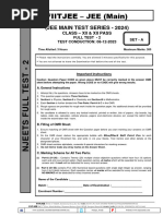 Njeets Full Test-2 (Paper & Solutions)
