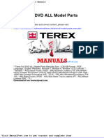 Terex Full DVD All Model Parts Manuals