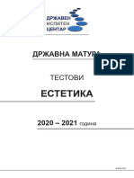 3623 MATURA Estetika 2020-2023