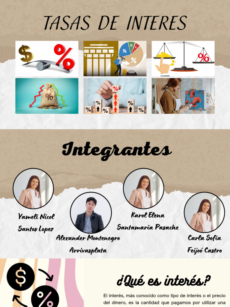 Tipos y Tasas de Interés Explicados | PDF | Interés | Tasas de interés