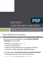 Section 6 User-Defined Functions