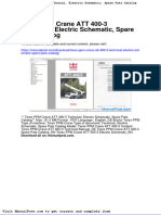 Terex PPM Crane Att 400 3 Technical Electric Schematic Spare Pats Catalog
