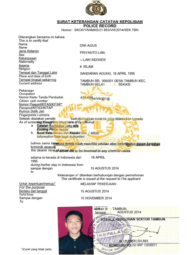 Contoh skck pdf
